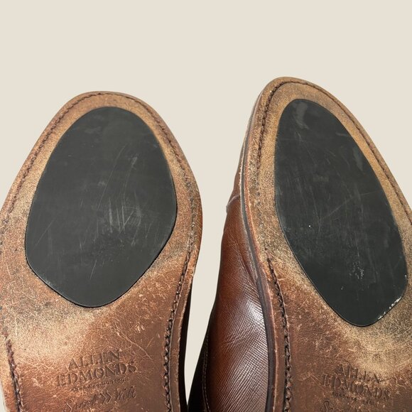 Allen Edmonds Mens Bond Street Cap Toe Textured Leather Lace Up Oxford Size 11.5 - Picture 10 of 12